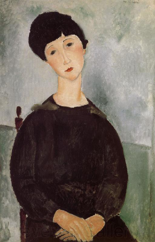 Amedeo Modigliani Seated Young woman